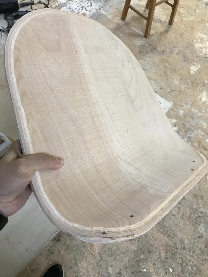 Bent ply chair backrest